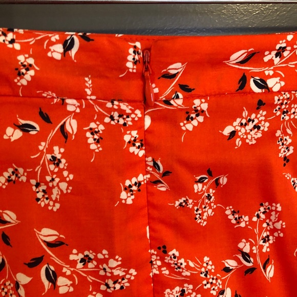 Orange/Red Midi Skirt - Picture 4 of 5